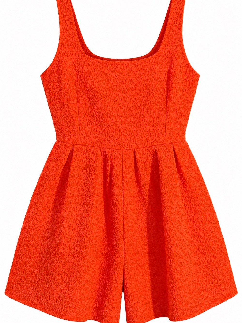 Chelsea28 Orange Textured Romper – Women’s Size xl